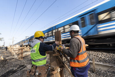 Almirante Brown: Avanza la construcción de la nueva estación de trenes