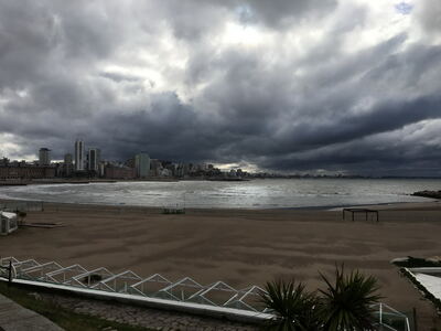 Hay alerta amarilla por tormentas en Mar del Plata y la Costa Atlántica