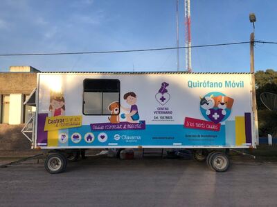 Olavarría: El Quirófano Veterinario Móvil llega al barrio Nicolás Avellaneda