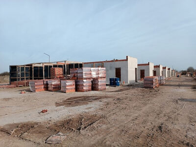 Guaminí: Avanza la construcción de 52 viviendas en el distrito