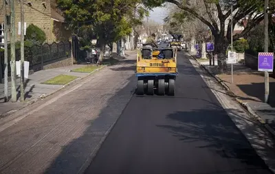 Quilmes: Avanza la obra de repavimentación en Bernal Centro y Oeste