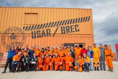 Tapalqué: Brigadistas de la Federación de los Bomberos Voluntarios fueron evaluados por la ONU
