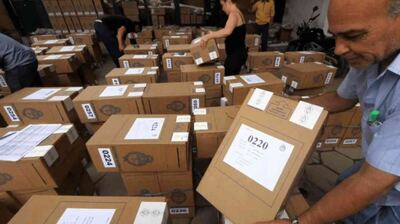 El escrutinio definitivo comienza mañana por la tarde a cargo de la Justicia electoral
