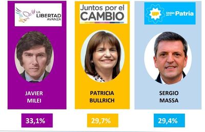 "No vemos que Milei gane en primera vuelta ni que Bullrich venga tan atrás"