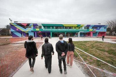 Quilmes: Avanza la construcción del microestadio Presidente Néstor Kirchner