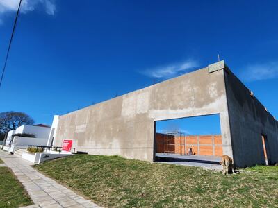 Tandil: Siguen las obras en el Polideportivo de la Escuela Técnica Nº 4 de Gardey