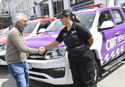 Tigre: Zamora supervisó el funcionamiento de 20 nuevos móviles del Sistema de Protección Ciudadana