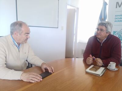 Tapalqué: El intendente Cocconi mantuvo una reunión con el Ministro de Desarrollo Agrario