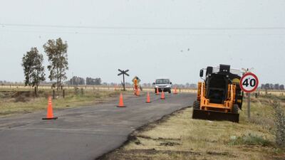Bahía Blanca: Comenzaron los trabajos de bacheo en la ex Ruta 3