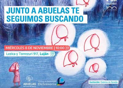 Luján: Se realizará el taller “Junto a Abuelas te seguimos buscando”
