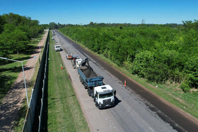 Comenzó la repavimentación de la Ruta Provincial Nº 205