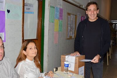 Votó Julio Garro: "Hay que participar y expresarse"