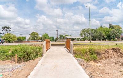 Campana: Habilitan un nuevo cruce peatonal en Colectora Sur y Gavazzi
