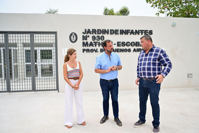 Escobar: El nuevo Jardín de Infantes de Matheu generará más de 200 vacantes