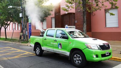 Vicente López: Continúan las tareas de fumigación para combatir la ola de mosquitos