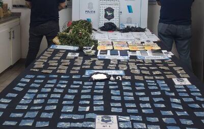 Campana: Desbaratan tres búnkers de droga y secuestran cocaína y marihuana