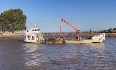 Vicente López: Realizaron obras de dragado y ensanche en el Puerto de Olivos
