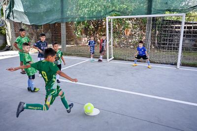 Tigre: Presentan la renovación de la cancha de fútbol de la Sociedad de Fomento Los Tábanos