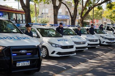 Hurlingham: Presentaron 6 nuevos patrulleros para reforzar la seguridad en el partido