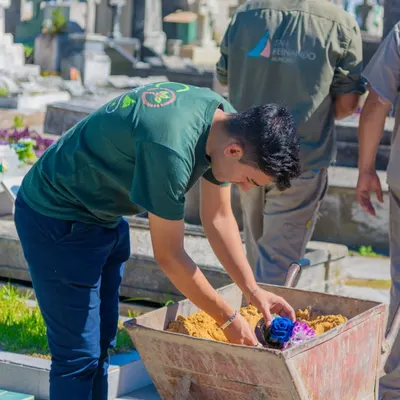 San Fernando: Realizan tareas de prevención del dengue en el Cementerio Municipal