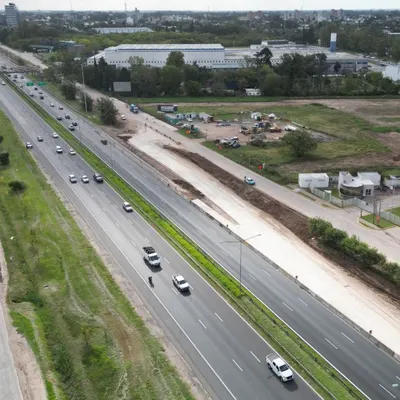 Escobar: Entran en la etapa final los trabajos en los accesos a la panamericana
