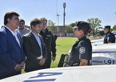 La Matanza: Kicillof puso en funcionamiento 40 nuevos patrulleros en el distrito