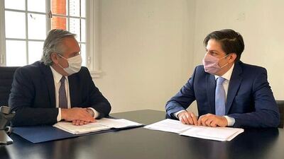 Fernández se reunió con Trotta para analizar la “presencialidad administrada” en los colegios