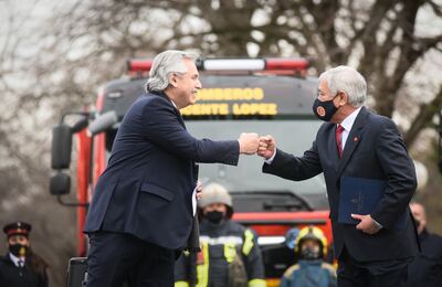 Alberto Fernández anunció la promulgación de la ley de Fortalecimiento del Sistema de Bomberos Voluntarios
