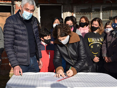 En Berisso, más de 1200 familias del Barrio El Carmen se beneficiaran con el plan de regularización dominial y catastral