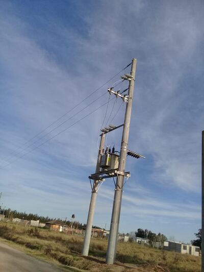 Edelap realizó obras en el Barrio La Parada en Brandsen