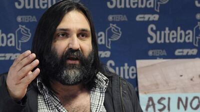Salario docente: Baradel elevó  un reclamo por un aumento salarial “por encima de la inflación”