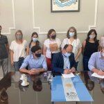 Firma de comodato con el Colegio de Arquitectos