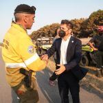 Miramar: Kicillof recorrió las 240 hectáreas que se incendiaron en la localidad