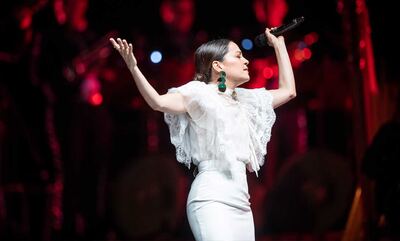 Natalia LaFourcade se presenta por primera vez en el Estadio Movistar Arena de Buenos Aires