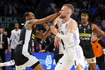 Escándalo en el básquet de Europa: se desató una batalla campal entre jugadores del Real Madrid y el Partizán