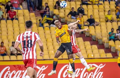 Estudiantes perdió 2-1 en la ida de los 16avos. de la Copa Sudamericana ante Barcelona