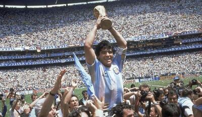 Maradona fue elegido como el deportista más popular de la historia por un medio británico