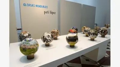 El fútbol se mete por primera vez en una galería de arte, con Maradona como protagonista