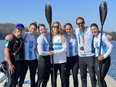 Otra medalla en canotaje y récord histórico de Sabrina Ameghino