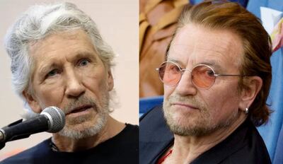 Roger Waters tildó a Bono de "asqueroso" y "enorme mierda"