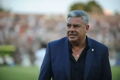 Claudio Tapia estuvo presente en el centenario del Estadio de Gimnasia