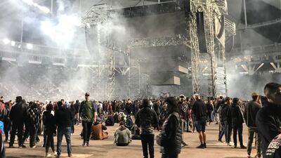 El recital de La Renga terminó con 250 personas intoxicadas