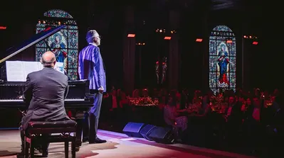 Andrea Bocelli cantó a beneficio del Hospital do Amor