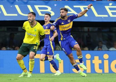 Boca goleó 4 a 0 a Defensa y Justicia en La Bombonera
