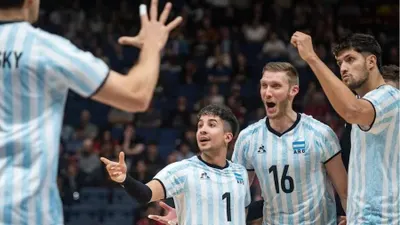 Vóley: Argentina logró un batacazo ante el poderoso Francia en el debut