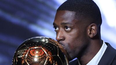 El francés Ousmane Dembélé ganó el Balón de Oro
