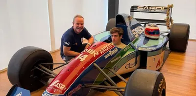 Franco Colapinto y Rubens Barrichello, un encuentro con historia antes del GP de Brasil