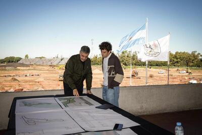 Franco Colapinto recorrió el Autódromo Óscar y Juan Gálvez