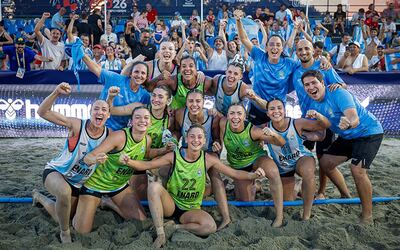 Las Kamikazes vencieron a Dinamarca y se consagraron campeonas mundiales de beach handball