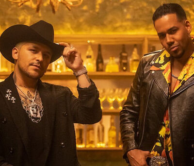 Romeo Santos y Christian Nodal presentan el videoclip de "Me extraño"